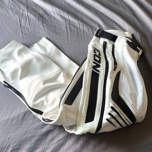 Icon Moto sports men’s hybrid leather  textile over pant